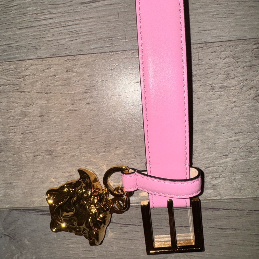 VERSACE Pink Belt (size 75cm- US waist 0-2) AUTHENTIC - Picture 6 of 10